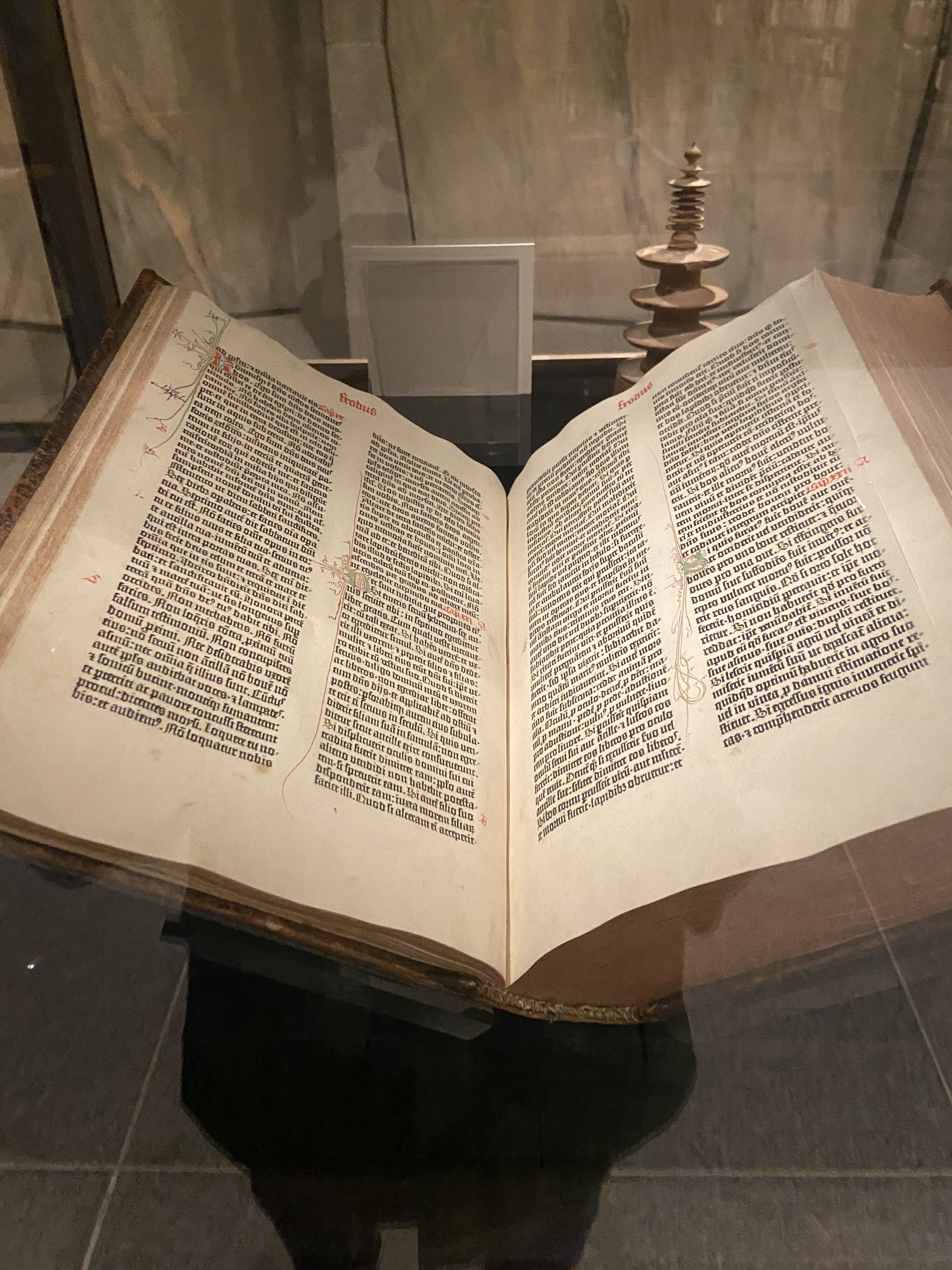 Gutenberg Bible - Yale rare book library